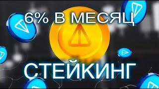 Стейкинг ноткоин и тон под 6% в месяц! Лучший процент стейкинга для Notcoin и Ton Coin. Staking