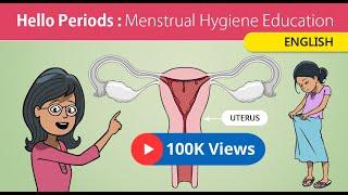 Hello Periods (English) - The Complete Guide to Periods for Girls.