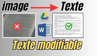 Comment convertir une image en texte ? Comment avoir le texte d'une image