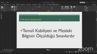 SERVET HAYMA - MÜLAKAT ÖNCESİ MOTİVE ETKİNLİĞİ - ESKİŞEHİR DİNİ İHTİSAS EĞİTİM MERKEZİ GÖREVLİSİ