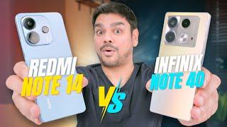 Redmi Note 14 vs Infinix Note 40 | Midrange Battle!