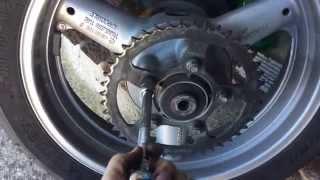 SV650 Chain and Sprocket Change