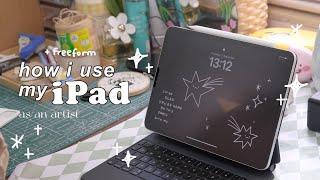 how i use my iPad as an artistft. Apple’s new FREE app Freeform