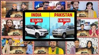 India vsPakistan  Cars Price Comparison 2022 #IndiavsPakistancarprice comparison #pakistanreact