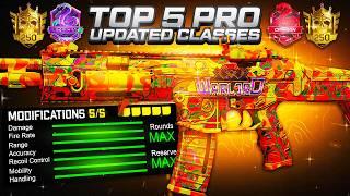 NEW TOP 5 *UPDATED* Pro Meta Best Ranked Play Classes MW3 S5R  (CDL Best Class Setups Loadouts Guns