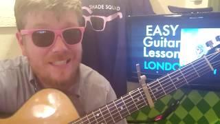 Taylor Swift - London Boy // easy guitar lesson tabs easy chords strumming tutorial beginner
