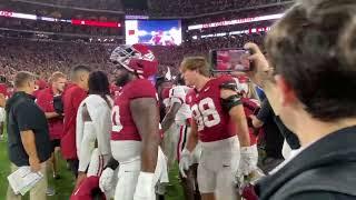 Walk Off Saban Field After Alabama's Victory over Georgia