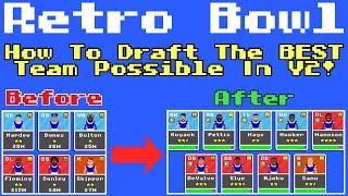 How To Get The BEST Starter Draft in Retro Bowl! Build a Super Team FAST!