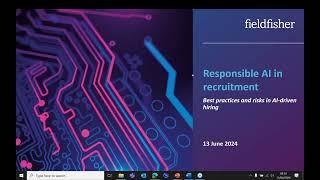 Responsible AI in Recruitment: Best practices and risks in AI-driven hiring