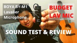 BOYA-BYM1 | Sound Test and Review