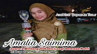 Juara 1 Bintang Vokalis Lasqi Dewasa Putri Kabupaten Maluku Tengah. Asal Kecamatan Saparua Timur