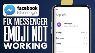 How To Fix Messenger Emoji Not Working | Messenger Emoji Not Showing 2024 Update (SOLVED)