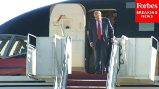 BREAKING NEWS: President-Elect Trump Lands At JBA Ahead Of White House Meeting With President Biden