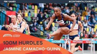 Jasmine Camacho Quinn powers to 12.44 | FBK Games Continental Tour Gold