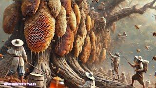 The secret to safely harvesting giant wild honey using ancient forest techniques | forest honey