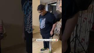 I Reduced 5 kgs in a month ️ || Transformation Journey Fat To Fit | Weight Loss Fatloss #shorts