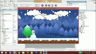 Construct 2 - Snow Effect Using Particle + CAPX