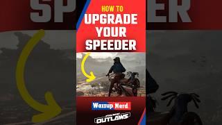 How to Upgrade Your Speeder in Star Wars Outlaws - Mechanic Quest Easy Guide