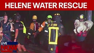 WATCH: Hurricane  Helene water rescue, baby and dogs saved