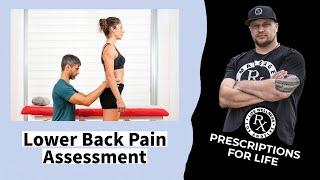 Medical Massage. Lower Back Pain Postural Assessment. | Life Rx Los Angeles