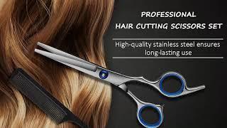 Professional Hairdressing Scissors Kit Hair Cutting Scissors Barber Salon Hairdresser Tool Tail comb