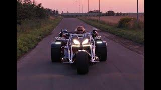 Kaszpir Trike V8 Candy King evening ride