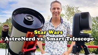 Smart Telescope vs. AstroNerd: Seestar S50 ($500) vs. Edge HD 8"  Telescope Rig ($5000)