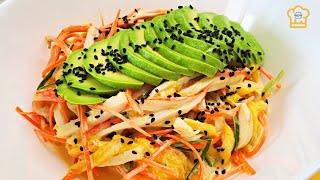 JAPANESE SALAD WITH AVOCADO AND MANGO!