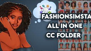 Sims 4| FashionSimsta All In One Hair CC Folder 462MB