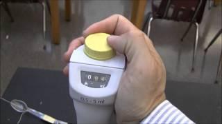 Instructional Video for Organic Solvents