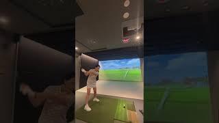 코어의 힘 잡고 낮게 컨트롤하기#최지희프로#제자리스윙#골프연습방법#골프레슨