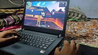 Government Laptop Freefire Gameplay 4GB Ram PC || #freefire #laptop #gameplay #handcam #lowendpc