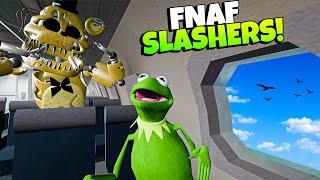 FNAF is on My Airplane in Garry's Mod Slashers?!