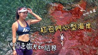紅石門心型海岸｜迷宮般嘅迷椏走廊｜船灣淡水湖郊遊徑｜無補給行山路線｜香港行山｜遊人紫步