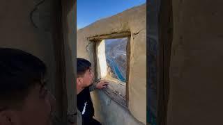 Hunza river view from Altit fort Hunza Gilgit Baltistan Pakistan 