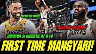 SOLID GAME! BUMAWI SI D’ANGELO RUSSEL AT MAX CHRISTIE AYAW MA TRADE! LEBRON MAY BAGONG RECORD!