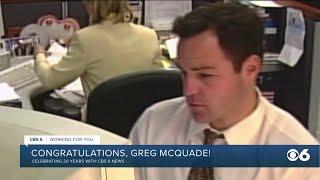 Greg McQuade celebrates 20 years at WTVR CBS 6