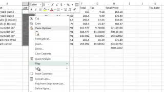 Excel 2013 Tutorial 2: Create a Basic Spreadsheet