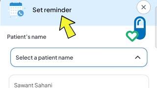 how to set patient medicine reminder truemeds app | truemeds mein patient medicine reminder set kare