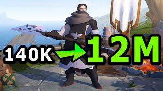 ALBION ONLINE 140K BUILDS TO 12M - SOLO - GREATAXE - MIST