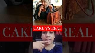 cake vs real #reactionvideo #reaction #nikuchaudharyvlogs #short
