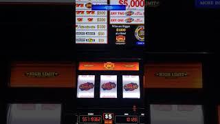 $50,000 Jackpot on a $10 spin New  Quick Hit High Limit Edition Slot Machine