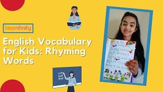 Learn Rhyming Words | Similar sounding words | English vocabulary for kids | Learnfinity