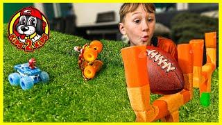 Monster Jam FIRE & ICE  Monster Truck Football NFL PLAYOFFS (NFL TeenyMates)