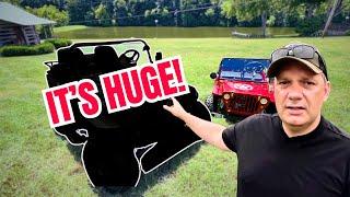 THE ALL NEW MINI JEEP IS HERE!  BUT IS IT TOO BIG?