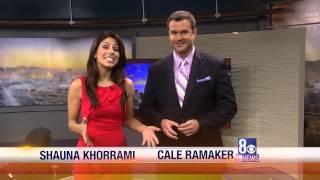 Students Identity theft, and acts of kindness on KLAS morning show 8 29
