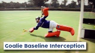 Goalie tutorial: Baseline Interception | Hockey Heroes TV