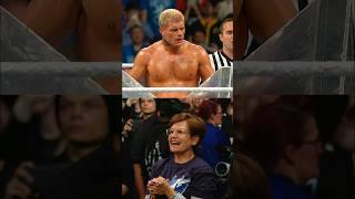 Mama Rhodes was all about Cody hitting AJ Styles with the steel steps at #WWECastle 