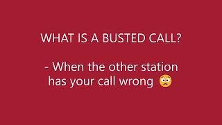 BUSTED!   How to Fix a Busted-Call Without Interrupting the QSO Learn Morse Code