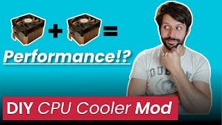 DIY CPU Cooler Mod: Should you stack your CPU coolers?